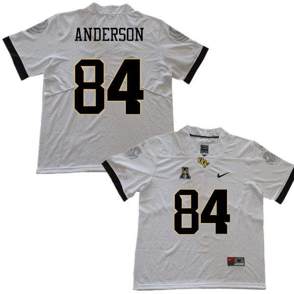 Men #84 Trey Anderson UCF Knights College Football Jerseys Sale-White - Click Image to Close